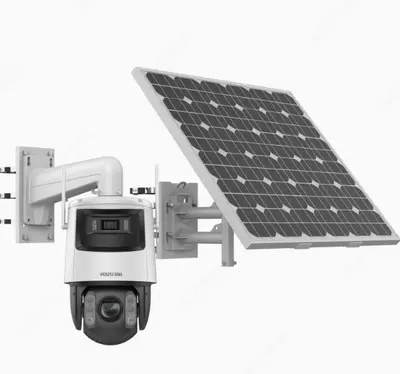Simsiz quyosh paneli bilan 4G PT kuzatuv kamerasi DS-2DE2C400IWG-K/4G/C09S20 2.8MM Chakana savdo